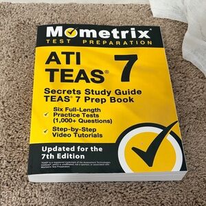 Mometrix ATI TEAS 7 Test Prep Book - Yellow & Black